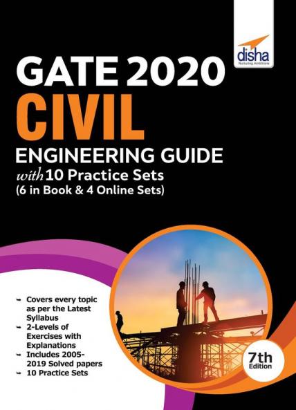 GATE 2020 Civil Engineering Guide with 10 Practice Sets (6 in Book + 4 Online) 7th edition