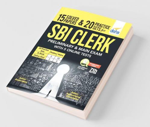 15 Solved Papers & 20 Practice Sets for SBI Clerk Preliminary & Main Exam with 5 Online Tests (7th edition)