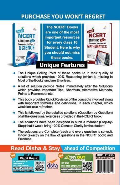 Errorless NCERT Solutions with with 100% Reasoning for Class 10 Science