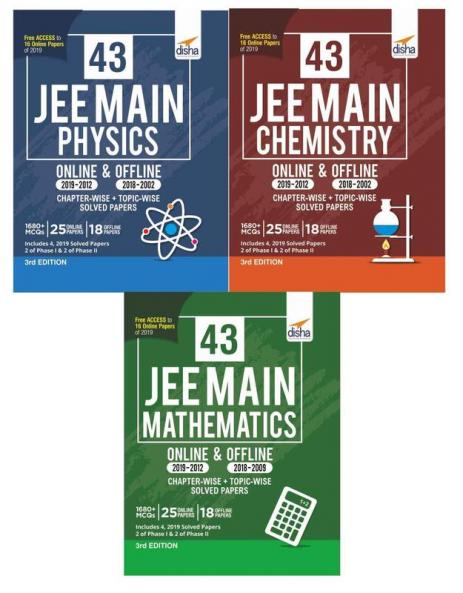Combo 43 JEE Main PCM Papers 6th Edn 910 (*******18 Set(s) - 3 Vol. Each*******)
