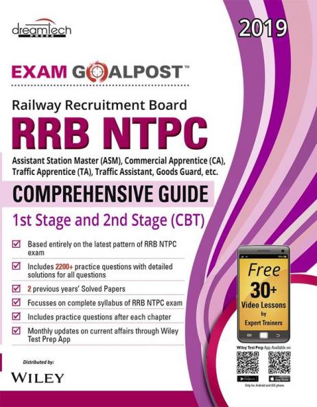 RRB NTPC Exam Goalpost Comprehensive Guide 1st Stage and 2nd Stage (CBT) 2019