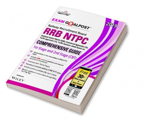 RRB NTPC Exam Goalpost Comprehensive Guide 1st Stage and 2nd Stage (CBT) 2019