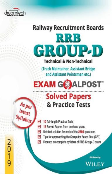 RRB Group-D Technical & Non-Technical Exam Goalpost Solved Papers and Practice Tests 2019