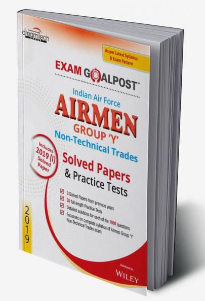 Indian Air Force Airmen Group Y Non-Technical Trades Exam Goalpost Solved Papers & Practice Tests 2