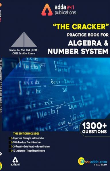 The Cracker Practice Book for Algebra and Number System (In English Printed Edition)