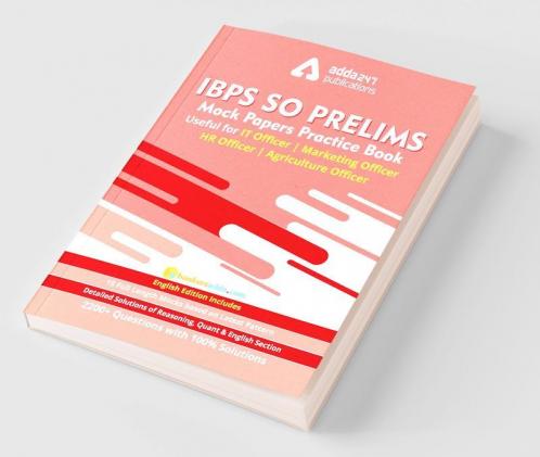 IBPS SO Prelims Mock Paper Practice Book For IT Officer/ Agriculture Officer/ Marketing Officer/ HR Officer (In English Printed Edition)