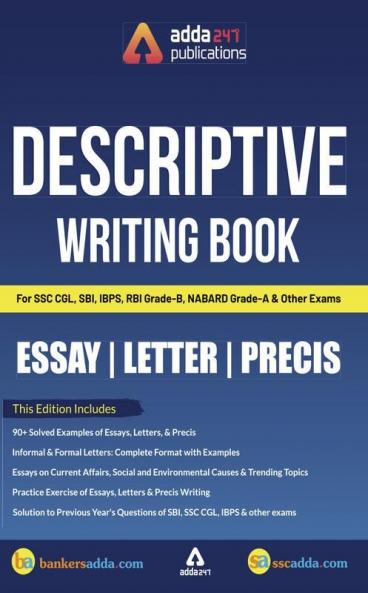 Descriptive Writing Book for SSC and Bank Exams (English Printed Edition)
