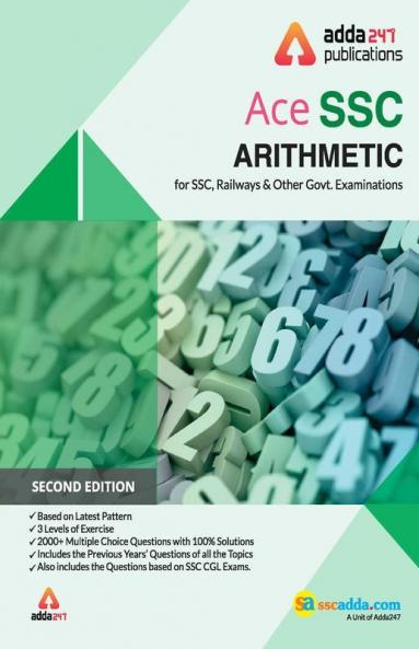 Arithmetic (Quant) Book for SSC CGL CHSL CPO and other Govt. Exams (English Printed Edition)