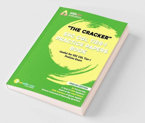 The Cracker SSC CGL Tier I Practice Papers Book ( In English Printed Edition)