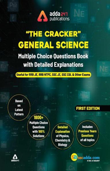 The Cracker General Science MCQ Book for RRB JE NTPC SSC and other Exams 2019 English Printed Edition