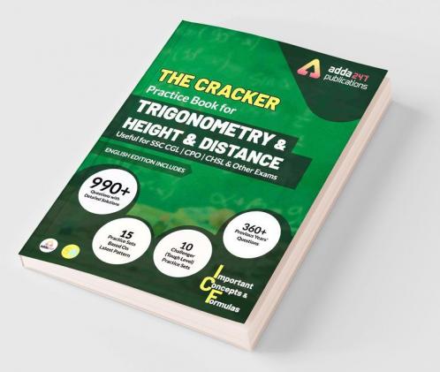 The Cracker Practice Book for Trigonometry and Height & Distance (In English Printed Edition)