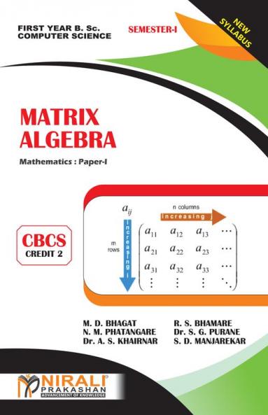 Matrix Algebra (Maths-1)