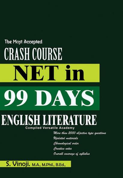 NET English Literature: Crash Course in 99 days English