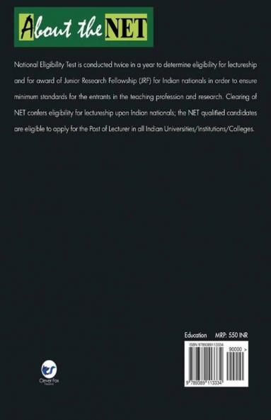 NET English Literature: Crash Course in 99 days English