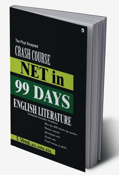 NET English Literature: Crash Course in 99 days English