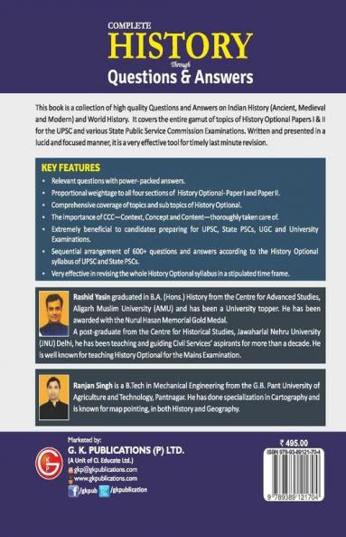UPSC 2019 - Complete History through Questions & Answers