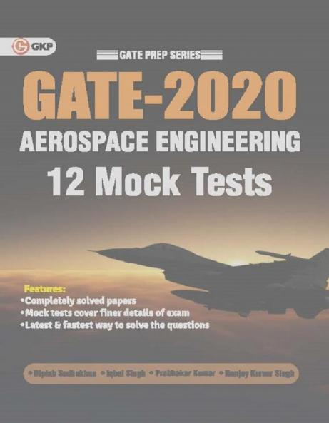 GATE 2020 - Aerospace Engineering - 12 Mock Tests