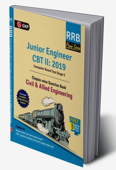RRB (Railway Recruitment Board) Prime Series 2019 : Junior Engineer CBT 2 - Chapter-wise and Topic-Wise Question Bank - Civil & Allied Engineering