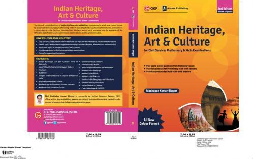 Indian Heritage Art and Culture (Preliminary & Main) 2ed - Multicolour Book