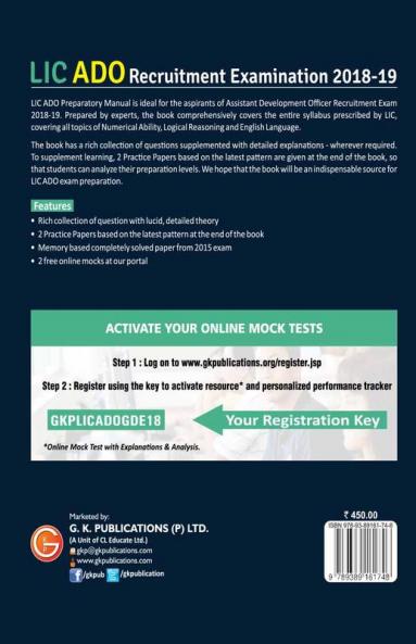 LIC 2018-19 : ADO (Apprentice Development Officers)