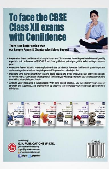 CBSE Class XII 2020 - Mathematics Chapter and Topic-wise Solved Papers 2011-2019