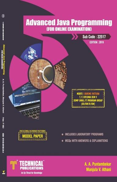 Advanced Java Programming for MSBTE I Scheme (V - CO/CM/CW - 22517)