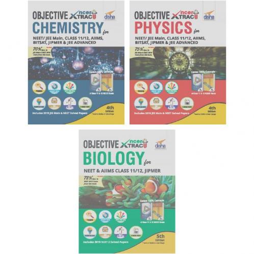 Objective NCERT Xtract Physics Chemistry Biology for NEET Class 11| 12 AIIMS JIPMER 4th Edition