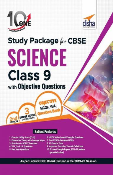 10 in One Study Package for CBSE Science Class 9 with Objective Questions 2nd Edition