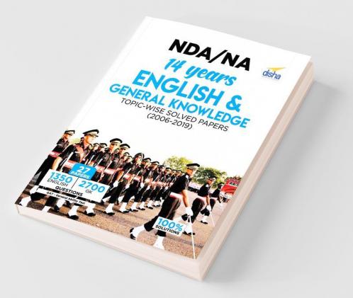 NDA/ NA 14 years English & General Knowledge Topic-wise Solved Papers (2006 - 2019)