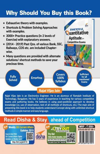 Essential Quantitative Aptitude for Competitive Exams - 2nd Edition