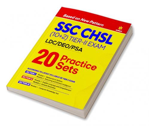 SSC CHSL (10+2) LDC/DEO/PSA Exam (Tier 2) 20 Practice Sets