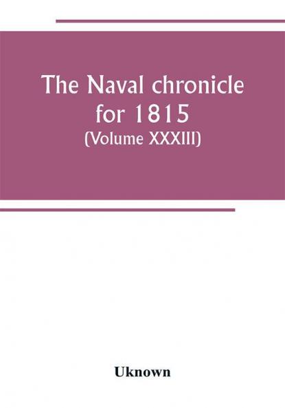 The Naval chronicle for 1815