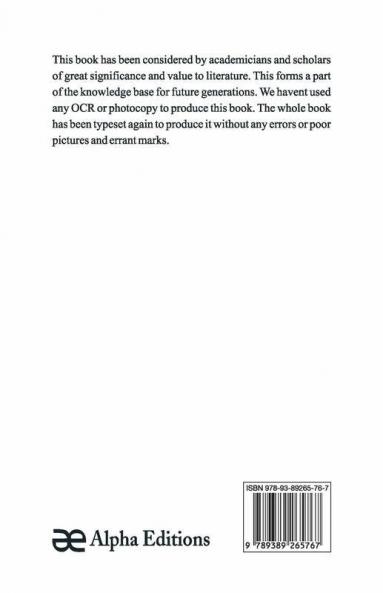 India and the frontier states of Afghanistan Nipal and Burma (Volume I)