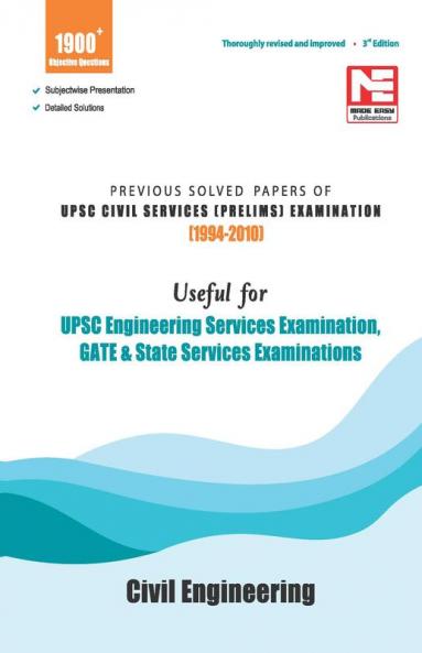 UPSC Civil Services Prelims Exam Solved Papers: Civil Engineering