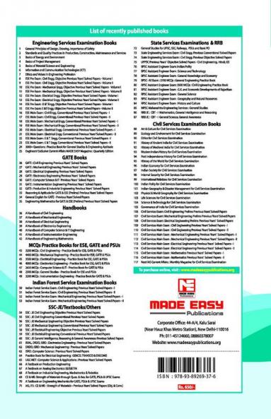 UPSC Civil Services Prelims Exam Solved Papers: Civil Engineering