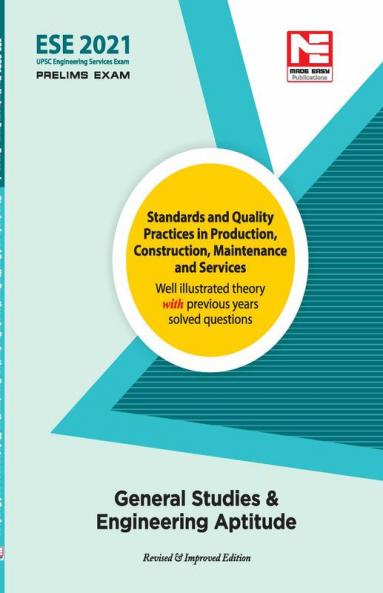 ESE 2021 : Standard & Quality Practices in Production