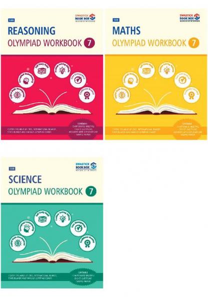 SBB Reasoning Maths and Science Olympiad Workbook Combo - Class 7