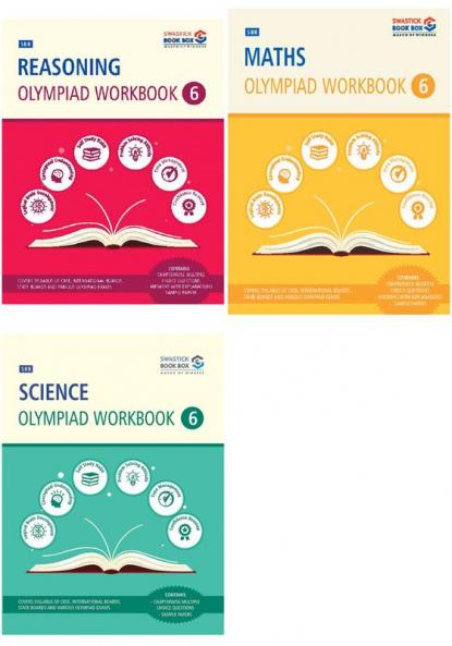 SBB Reasoning Maths and Science Olympiad Workbook Combo - Class 6