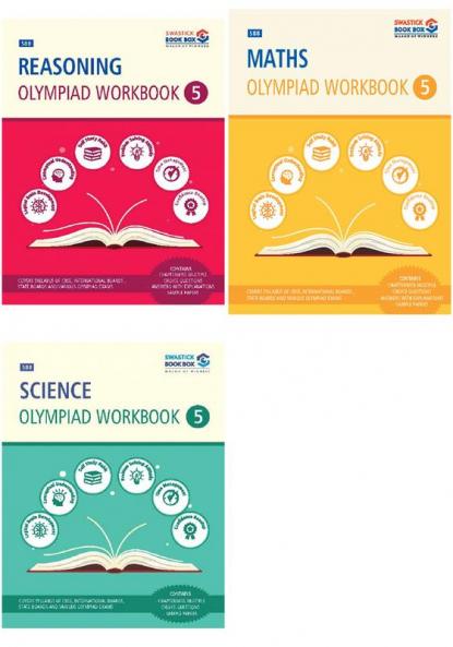 SBB Reasoning Maths and Science Olympiad Workbook Combo - Class 5