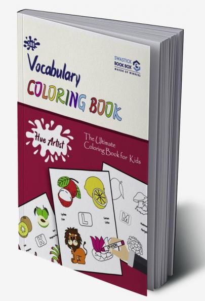 Hue Artist - Vocabulary Colouring Book