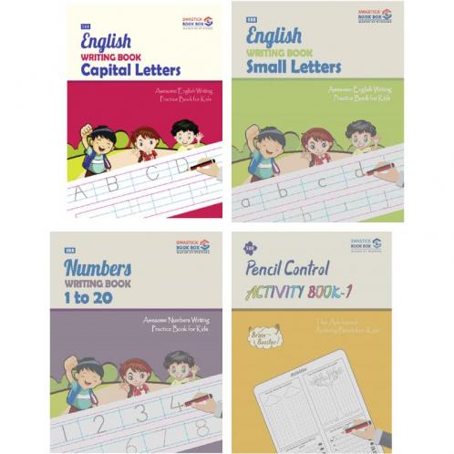 SBB Pencil Control Workbooks Combo [Set of 4]
