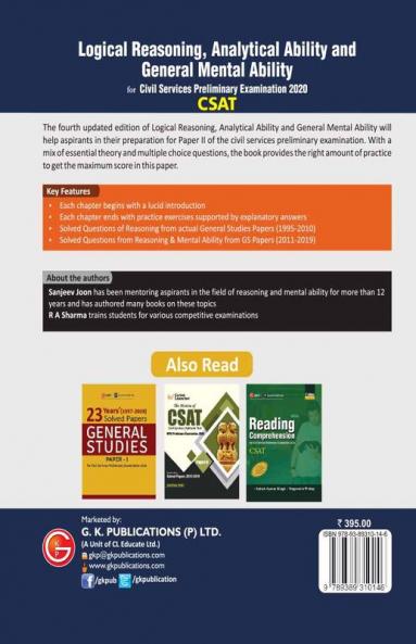 Logical Reasoning Analytical Ability & GMA (4th Edition) CSAT Paper II (Access Co.)