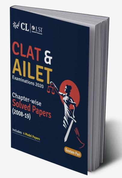 CLAT & AILET Chapter Wise Solved Papers 2008-2019