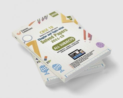 CBSE Class X 2020 - Chapter and Topic-wise Solved Papers 2011-2019 : Mathematics | Science | Social Science | English - Double Colour Matter