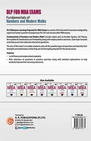 Fundamentals of Numbers and Modern Mathematics