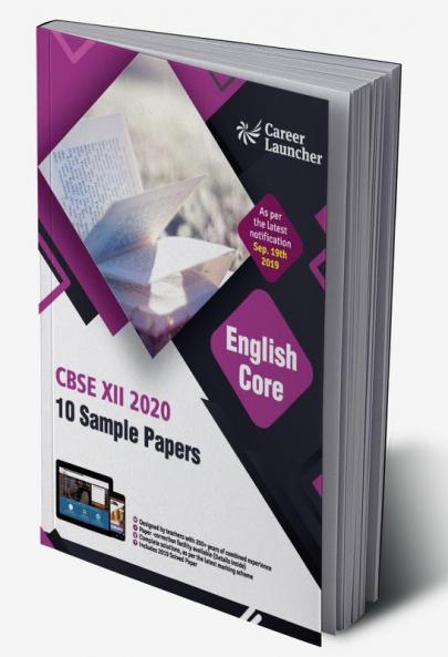 CBSE 2020 : Class XII - 10 Sample Papers - English Core