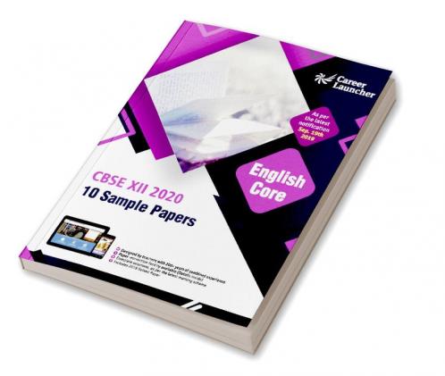 CBSE 2020 : Class XII - 10 Sample Papers - English Core