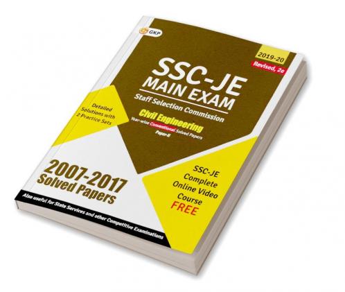 SSC 2020 : Junior Engineer - Civil Engineering Paper II - Conventional Solved Papers (2007-2017)