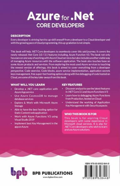 Azure for .NET Core Developers
