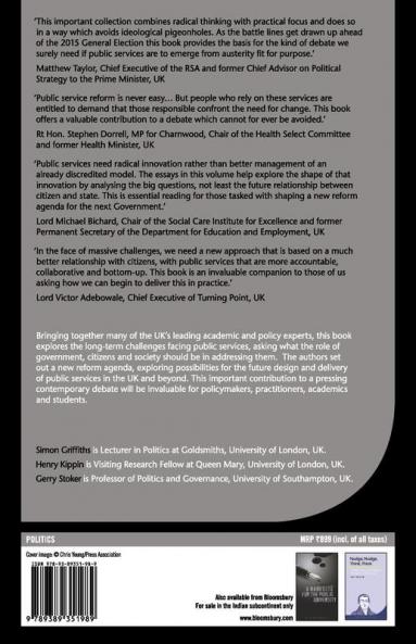 Public Services: A New Reform Agenda